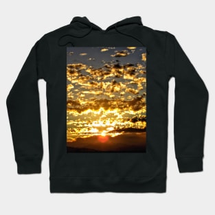 Popcorn clouds dotting the sky Hoodie